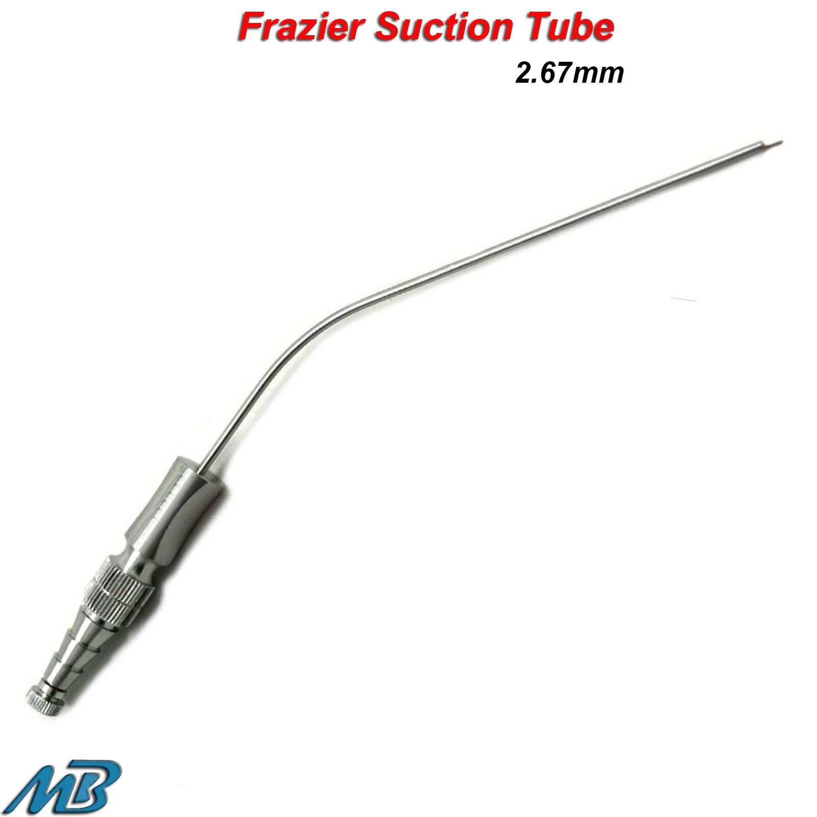 Medical Diagnostic Frazier Suction Tube 2.67mm Neuro Surgical ENT Instruments CE