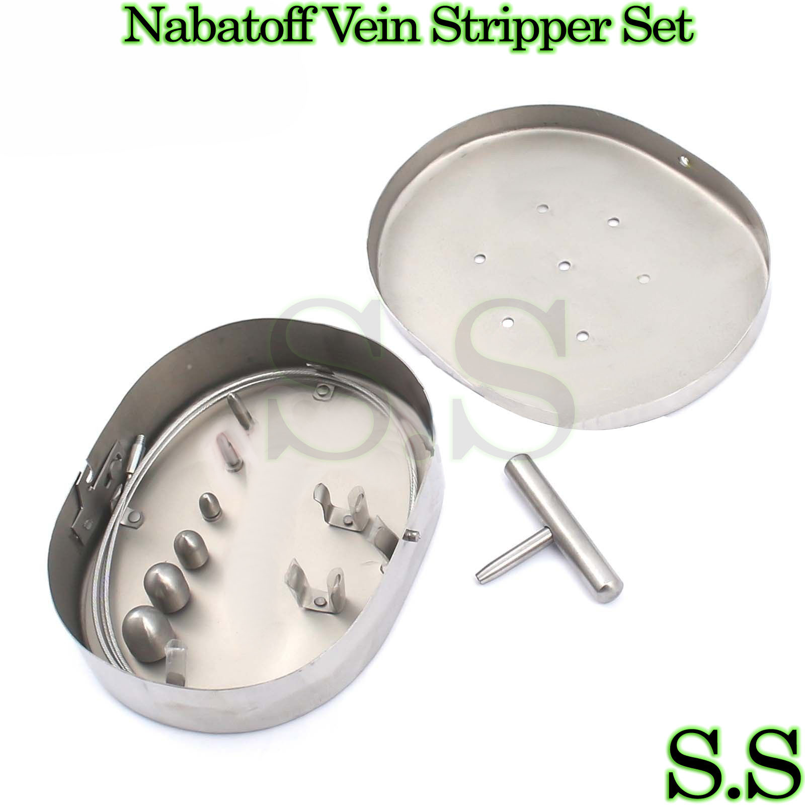NABATOFF Vein Stripper Set Medical Surgical Instruments