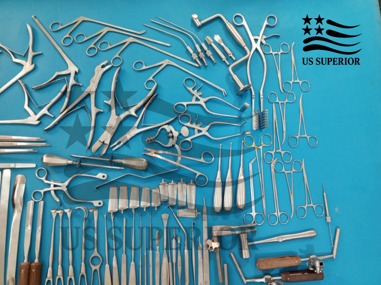 Basic Craniotomy & Laminectomy Surgical Orthopedic Spinal Instruments 78 pcs set