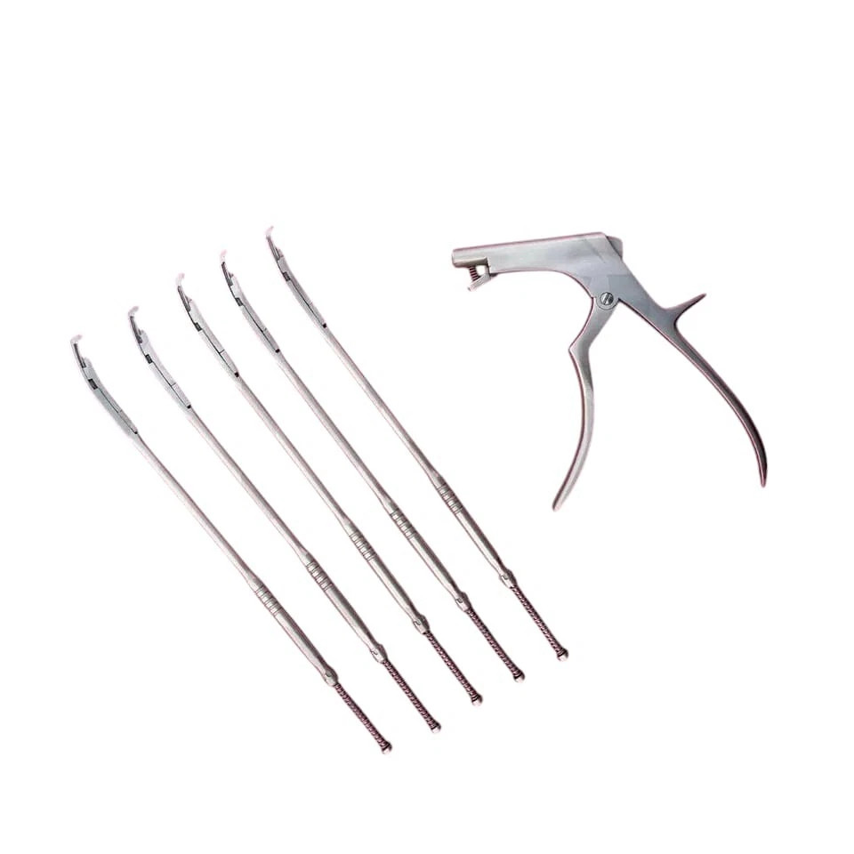 Angled Interlaminar Spine Endoscopic Set Spine Endoscopic Surgery Rongeur Set
