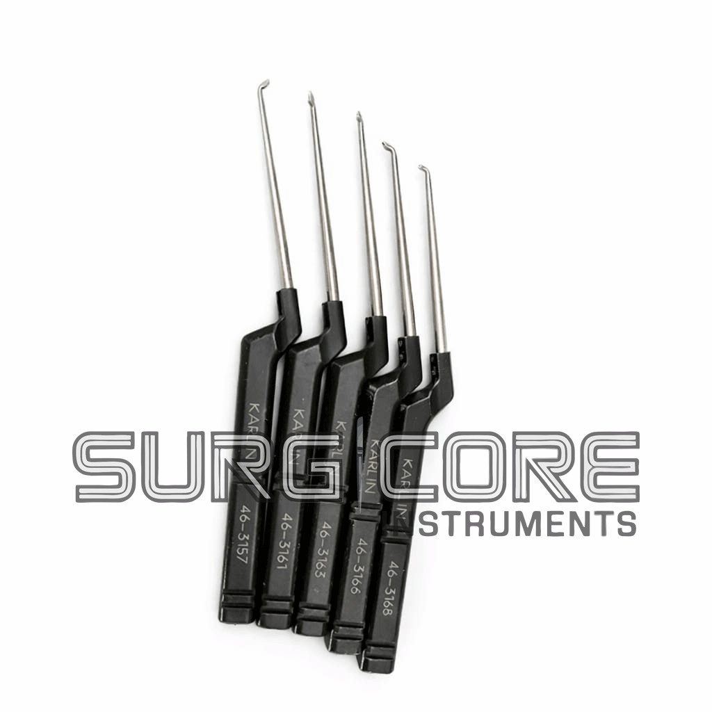 Set Of 5 Symmetry Codman Karlin Cervical Curettes