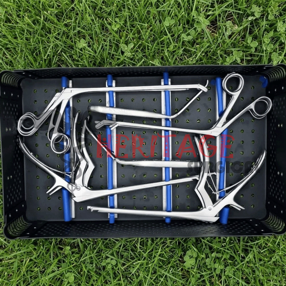 Spinal Lumbar Spine Surgery Set with Sterilize Box Orthopedic Instruments
