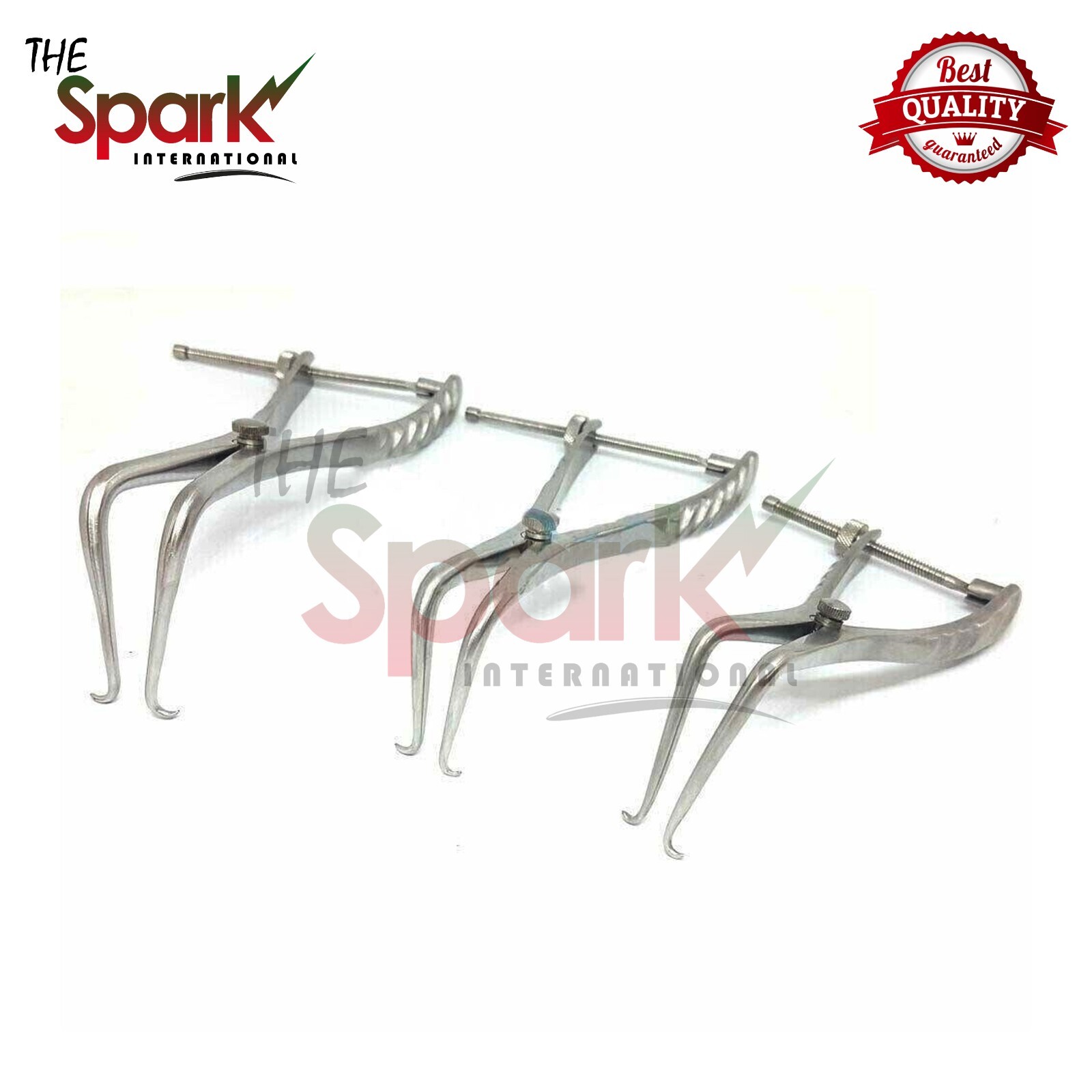 Set of 3 Stifle Distractor with Spinlock 15cm 19cm 21cm orthopedic Instruments