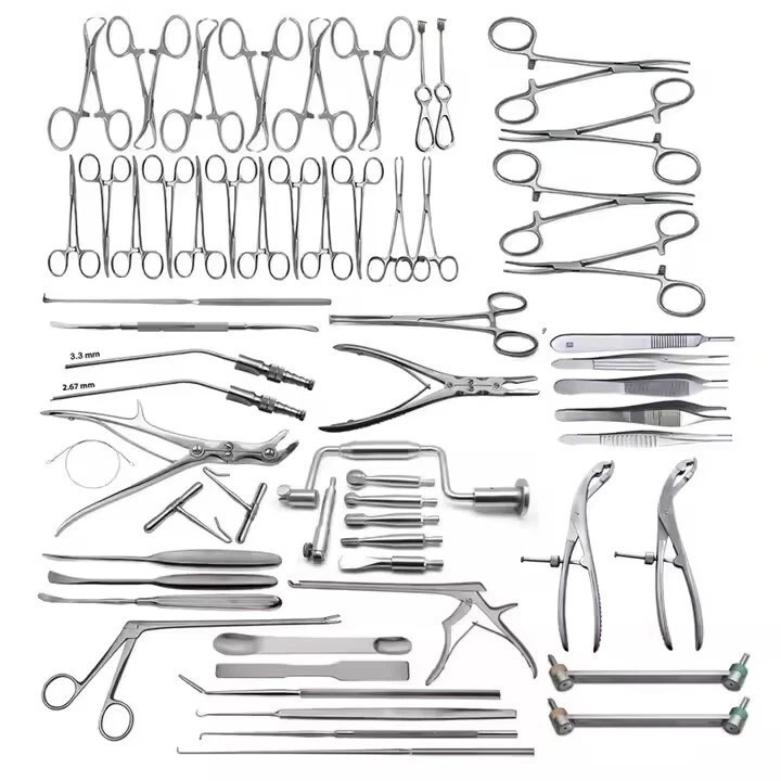 NeuroSurgery Instruments Set Of 151 PCS German Stainless Steel Surgical Instrum