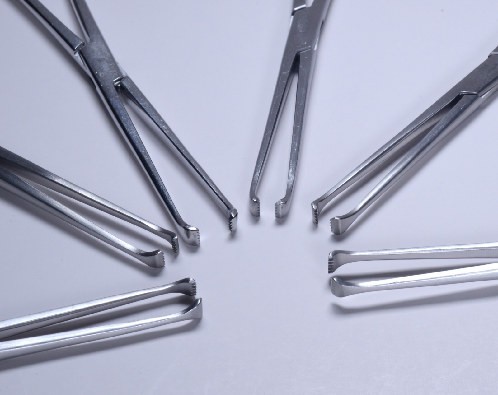 6x V. Mueller #SU4056 Allis Tissue Forceps 7½” Stainless Steel Surgical