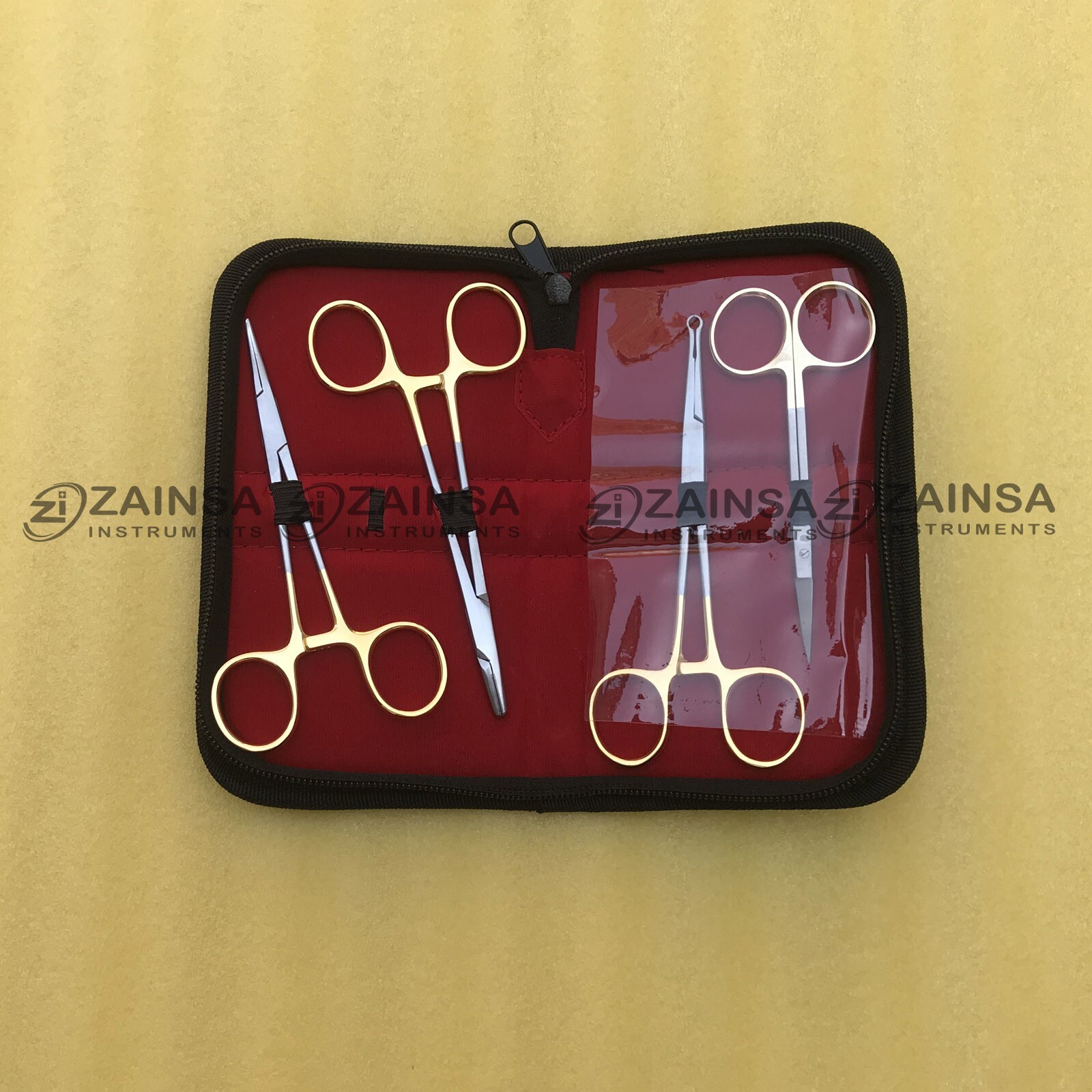4 Piece German Sutureless Vasectomy Set, Needle Holder Set, Surgical Instruments
