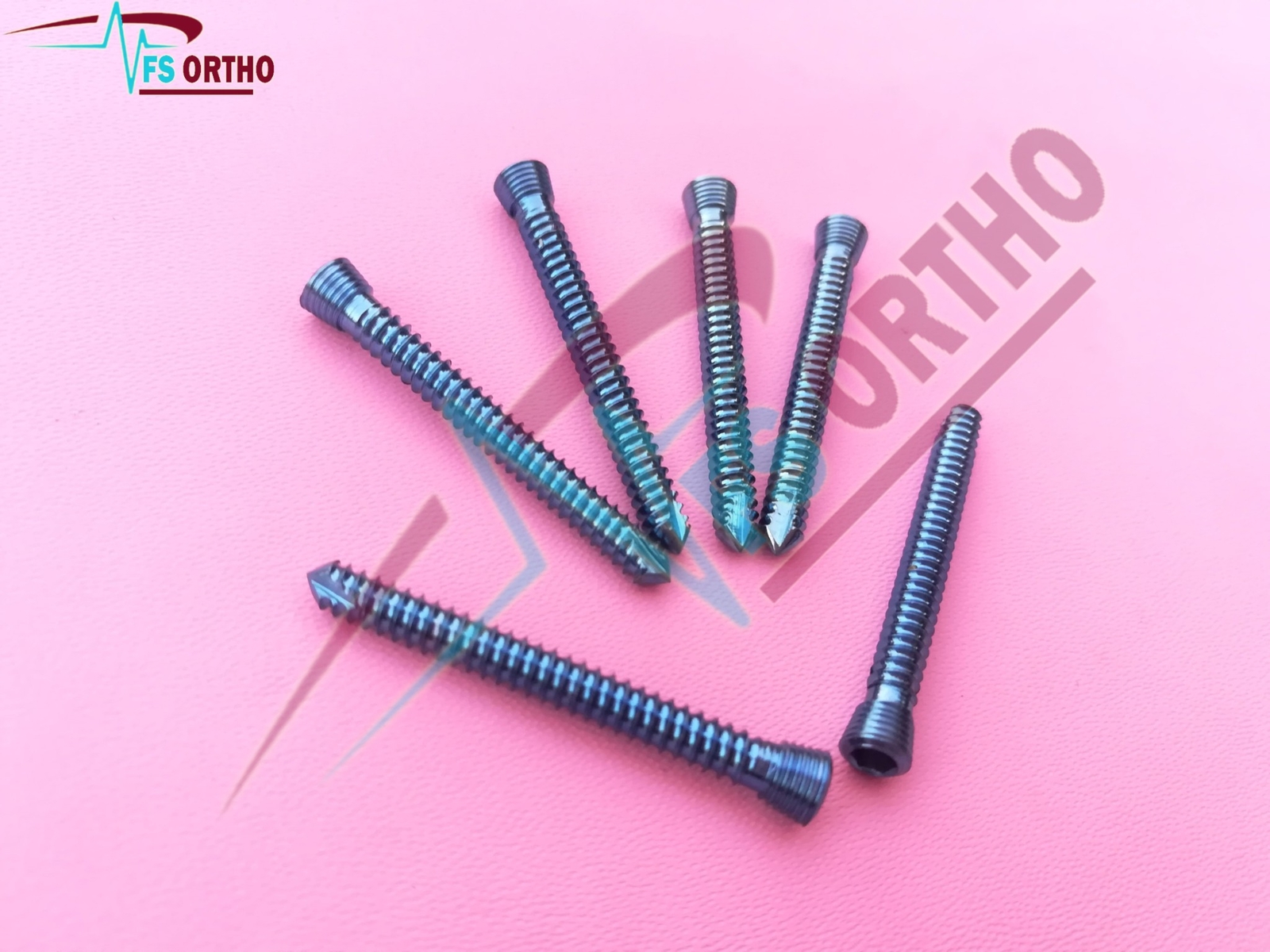 3.5mm Safety Locking Screws,(LCP) Titanium Screws (250 pcs) Titanium grade 5