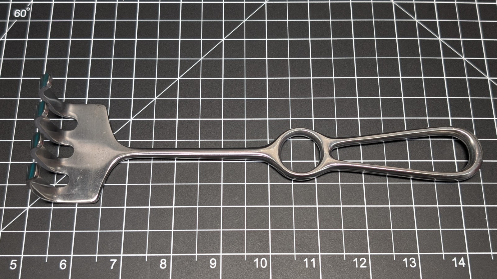 Jarit 200-318 Ollier Rake Retractor 4-Prong Blunt, 9″ zimmer 3085 codman 50-4253