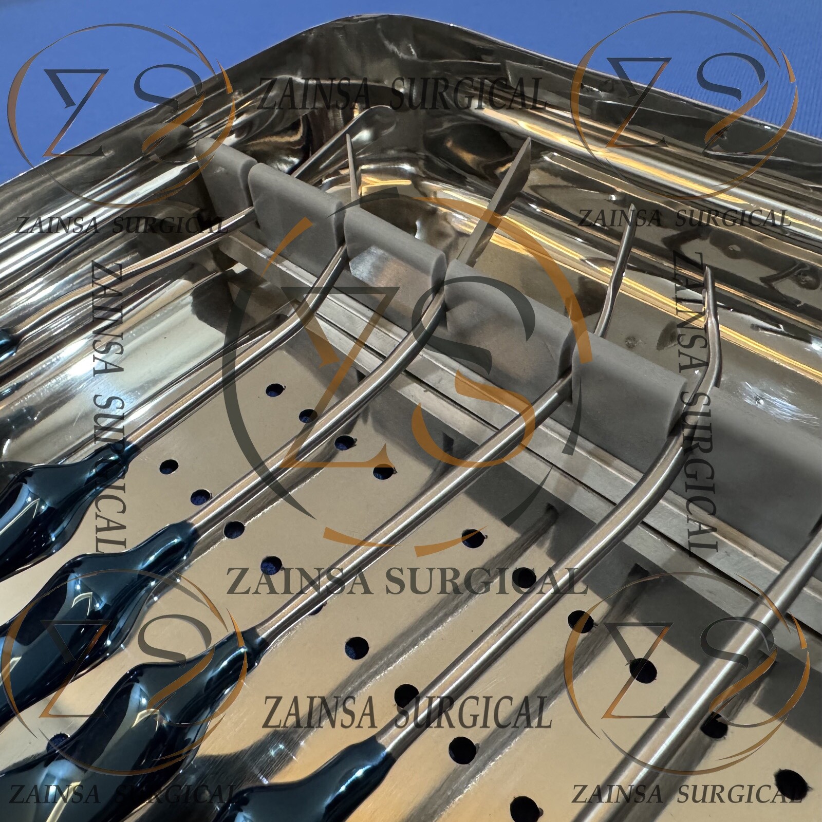 Face Lift Browlift Dissector & Elevator Set, With Box Plastic Surgery Instrument