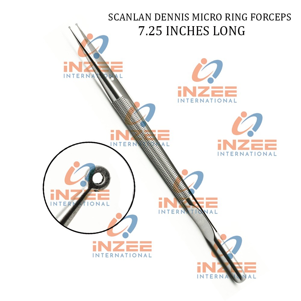 New Scanlan Dennis Micro Ring Forceps 3003-720 High Quality Surgical Instruments