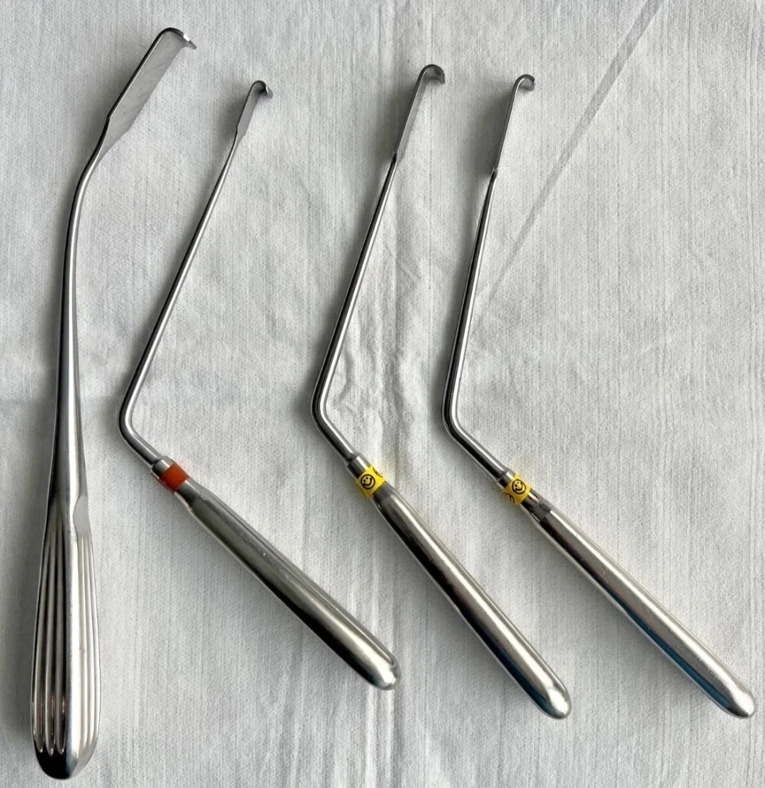 Buxton 74-7600 Scoville Nerve root retractor Neuro Spine Surgery set of 4