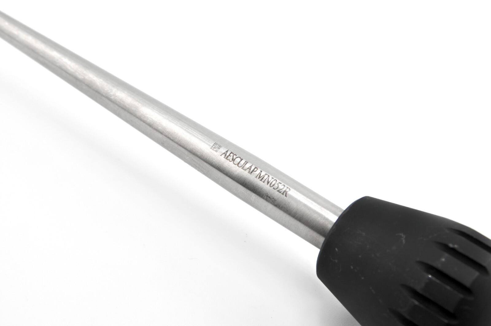 AESCULAP MN052R Oval Orthopedic Spine Bone Curette Tip 3.5x5mm #000 15″ long XL