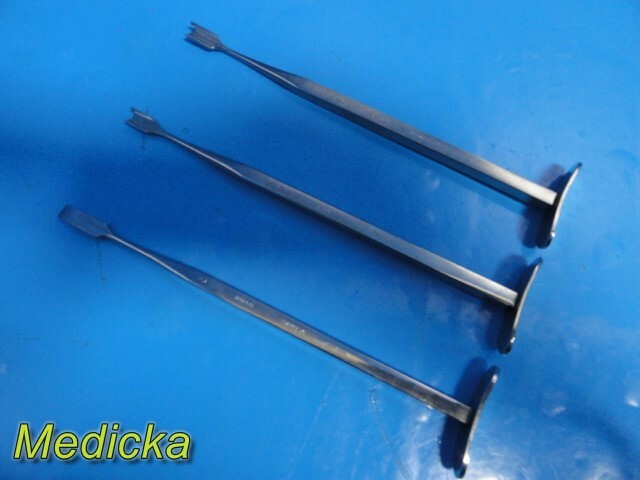 Lot of 3 Holco Stainless Steel Meniscus Knives Size 1 & 3 ~ 24542