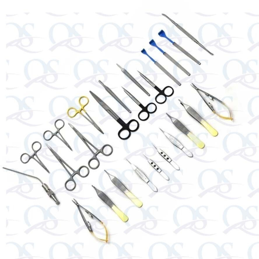 Blepharoplasty Instrument Set Of 25 PCS – Plastic Surgery Instruments