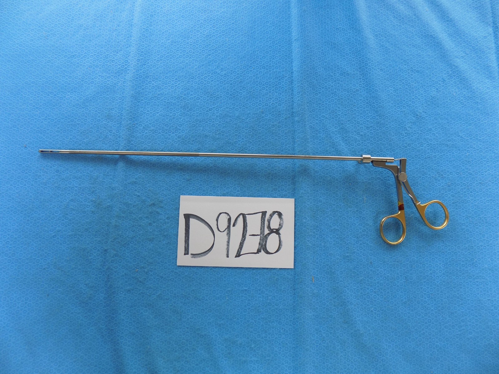 D9278 Wisap Laparoscopic Spring Handle Grasping Forceps 5mm 38cm 7674-ZG5