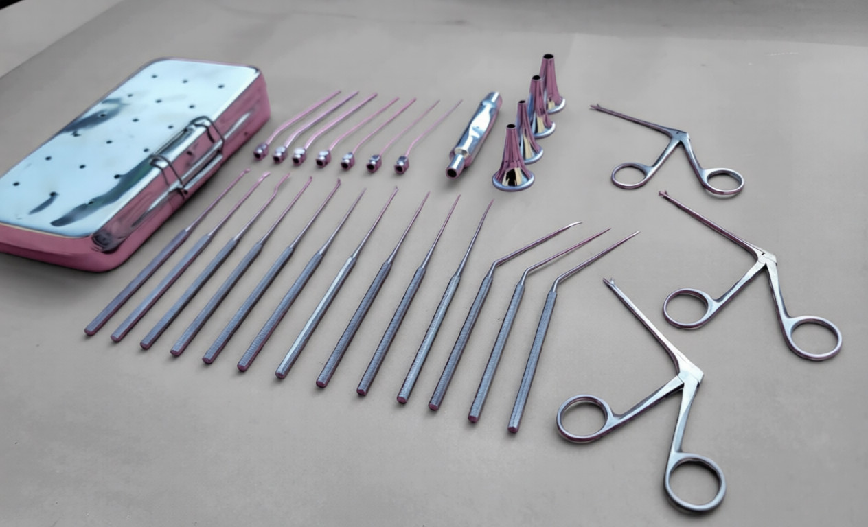 Shea ENT Ear Myringotomy Myringoplasty 29pc Surgical Instruments Set Kit New