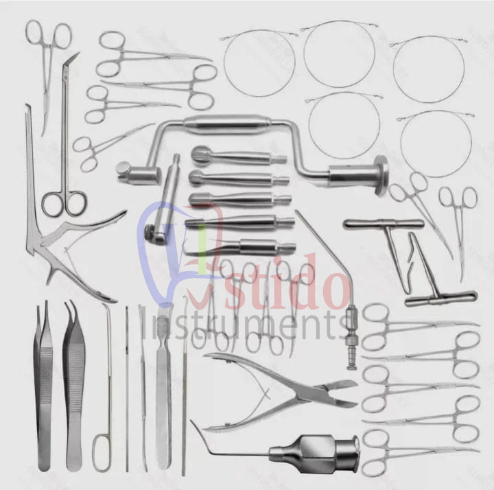 Set 40 Pcs Basic Craniotomy Surgical Instruments in Good Quality