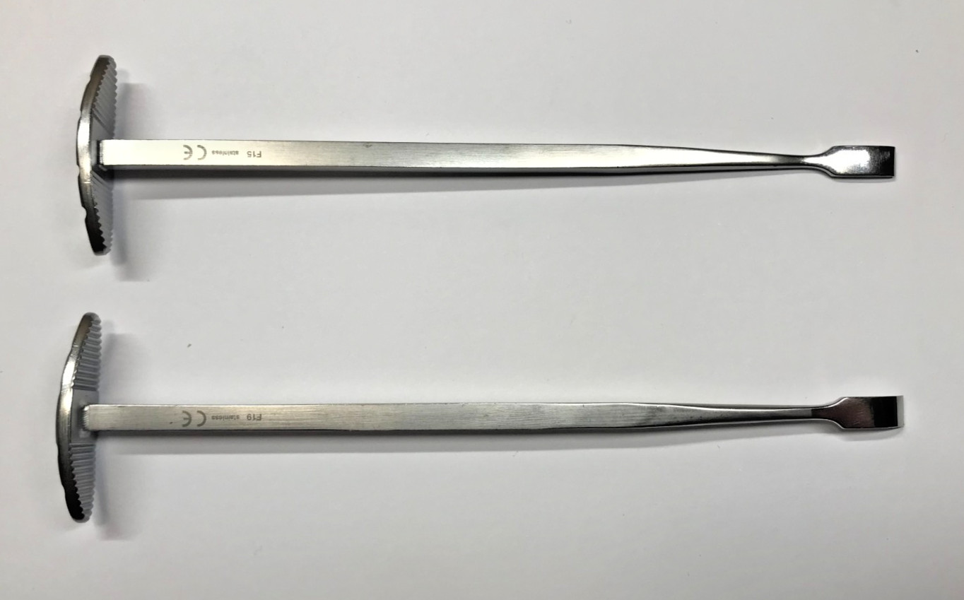 W. Lorenz 01-0434 01-0435 Dunn-Dautrey Spatula Osteotome 6mm 6.25″
