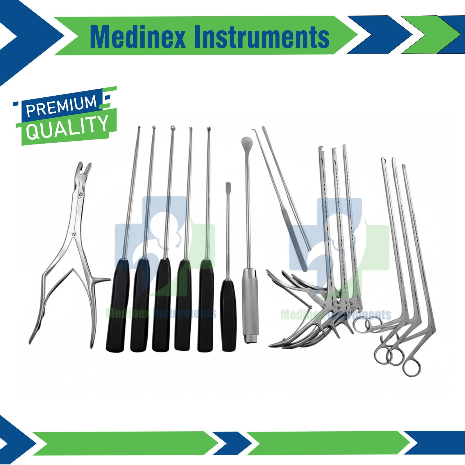Unique Discectomy Set For Anterior Spine Surgery Instrument