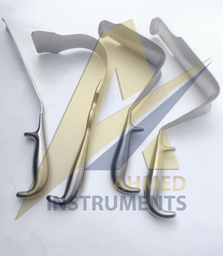 ST Mark Pelvis Retractor Deep Surgery 4 PCs Set Surgical Orthopedic Instruments