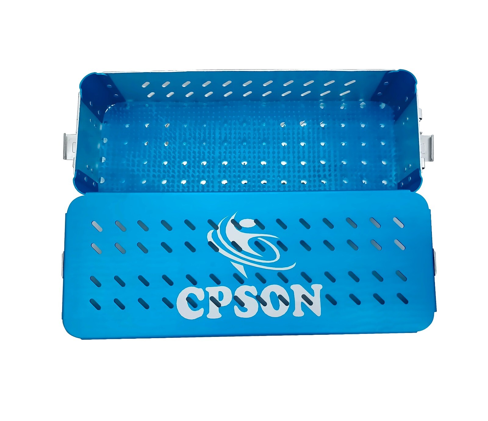 Aluminum Empty Case Box with silicon mat Veterinary Surgical Instrument
