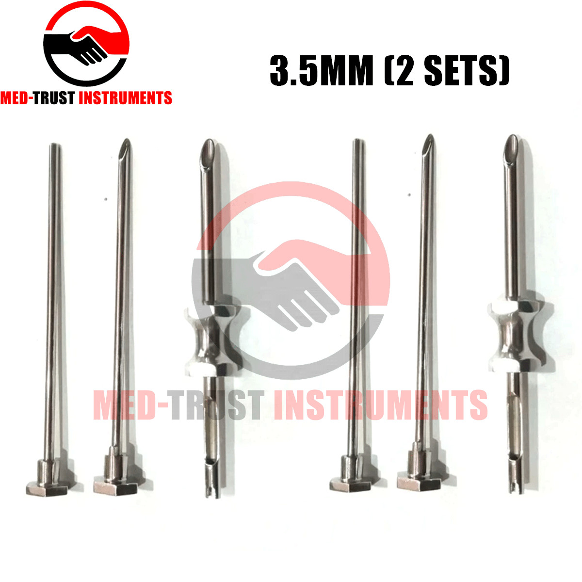 HRT Trocar 3.5mm Pellet Insertion Kit 2 Sets Surgical Instrument