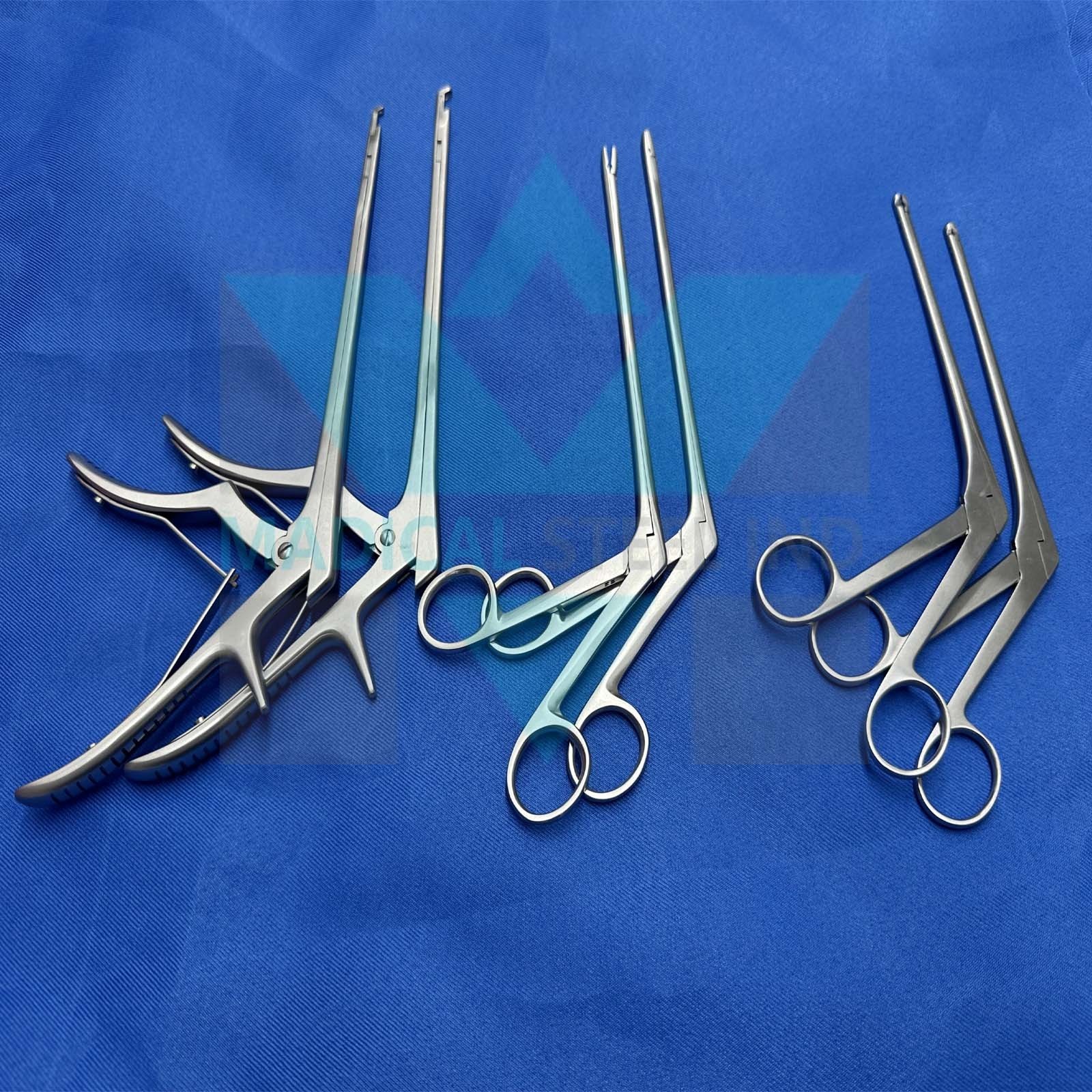 Ferris-Smith Kerrison Punches and Alligator Forceps Set of6 Surgical Instruments