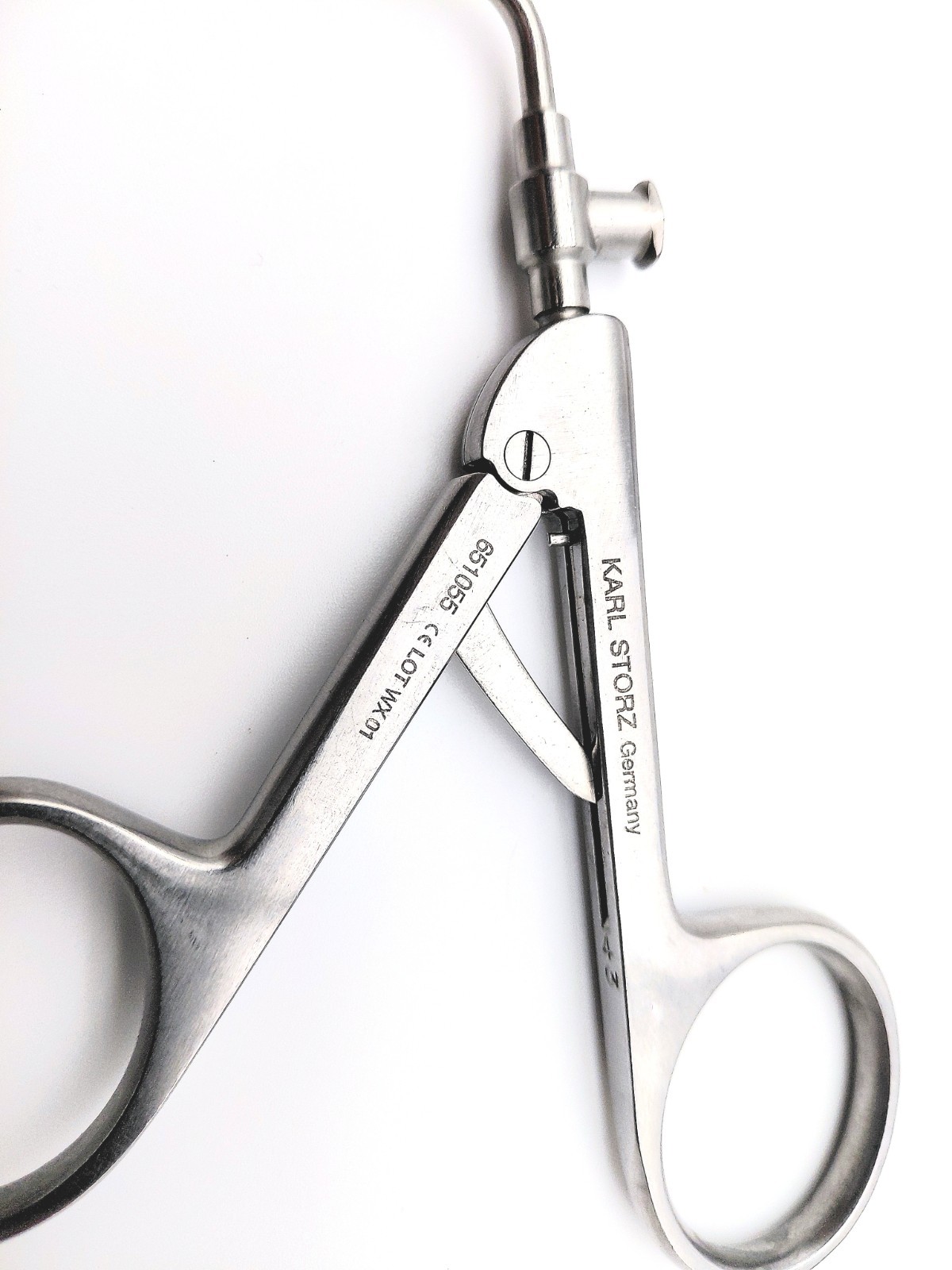 KARL STORZ 651055 Stammberger Sinus Nasal Recess Punch, Straight, 3.5mm head