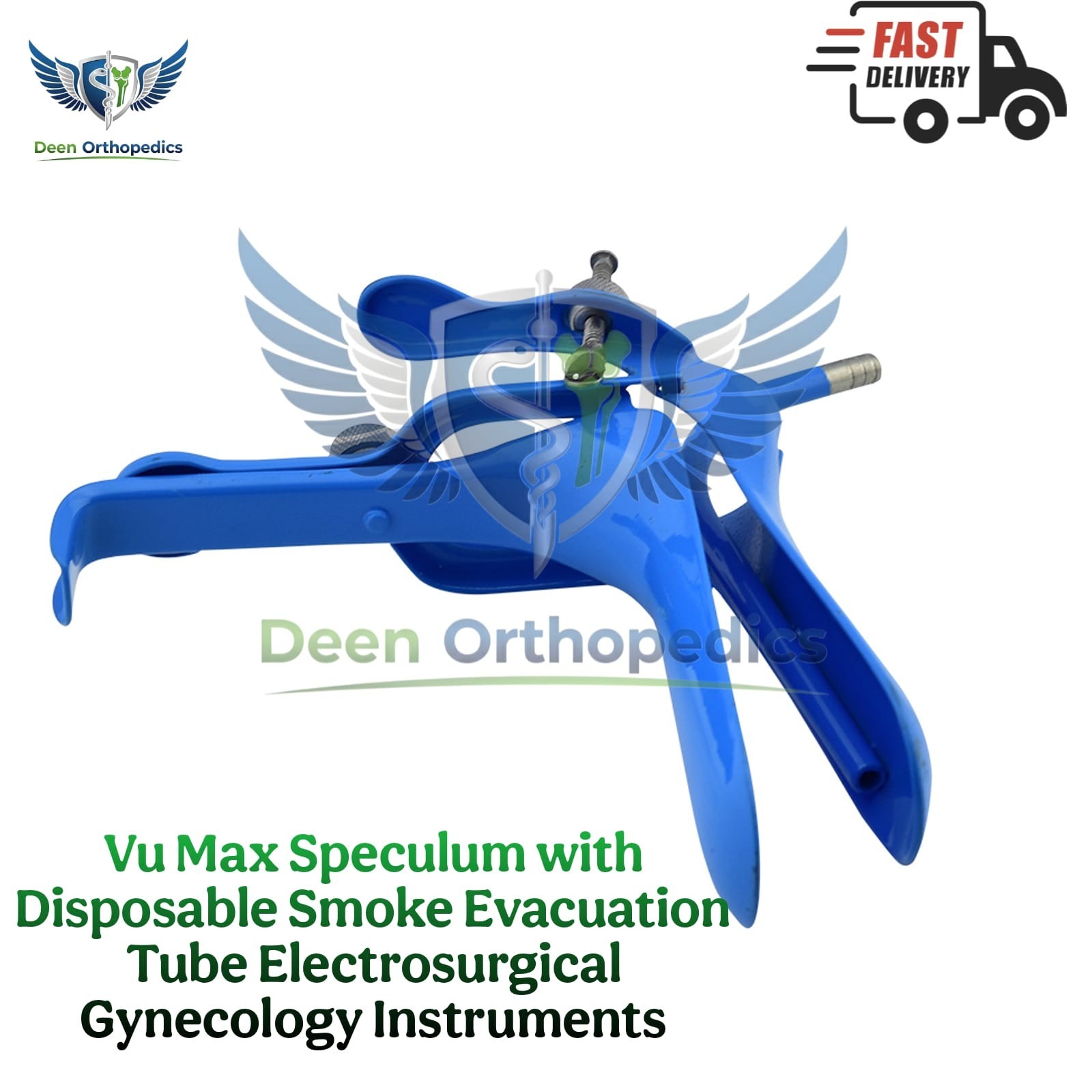 Vu Max Speculum with Disposable Smoke Evacuation Tube Electrosurgical Gynecology