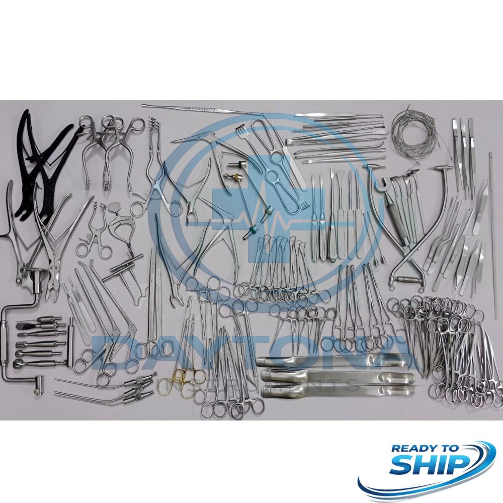 Craniotomy Set 133 PCs For Neuro Surgery Stainless Steel Instruments