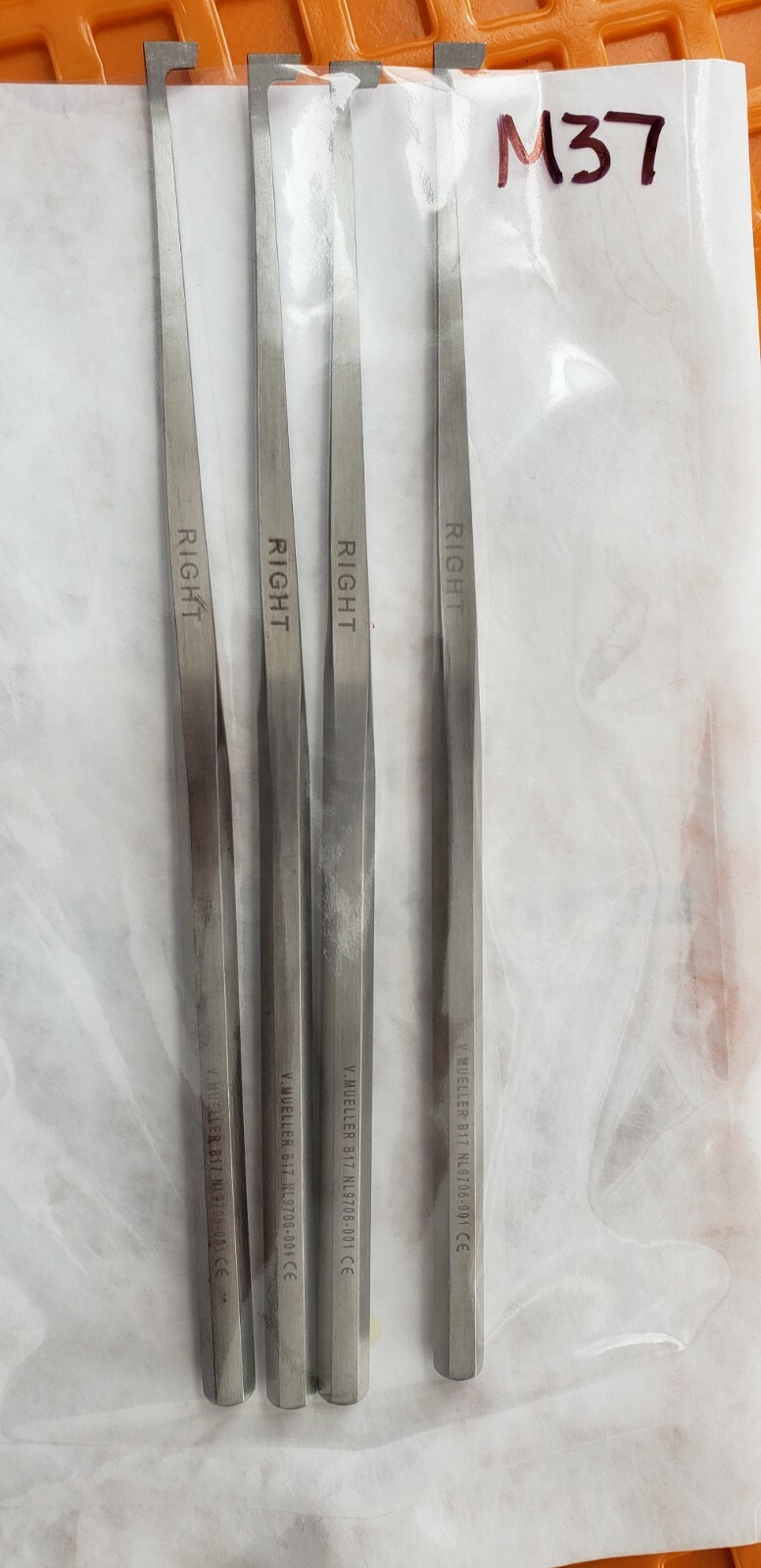 V.Mueller NL9706-001 Surgical Orthopedic McCulloch Right Hockey Stick Chisel