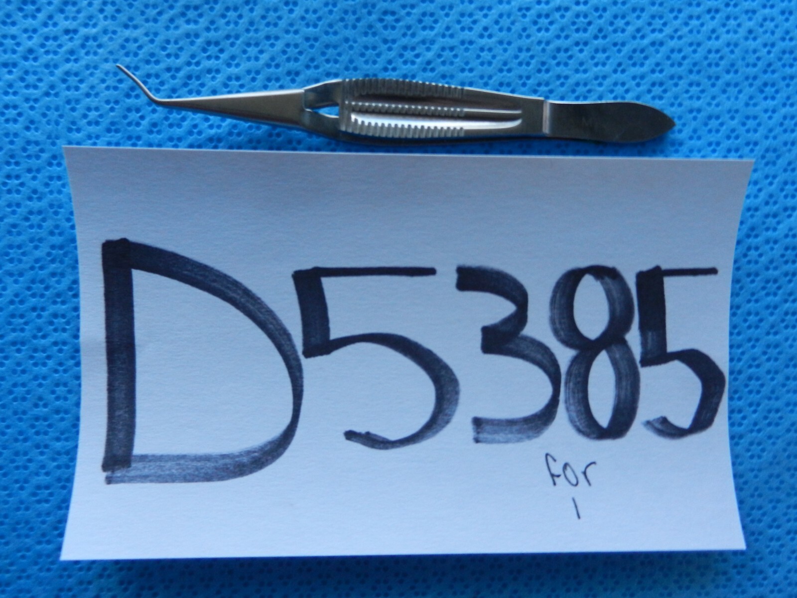 D5385 Storz Scleral Plug Opthalmic Forceps 4.1in MVS1046