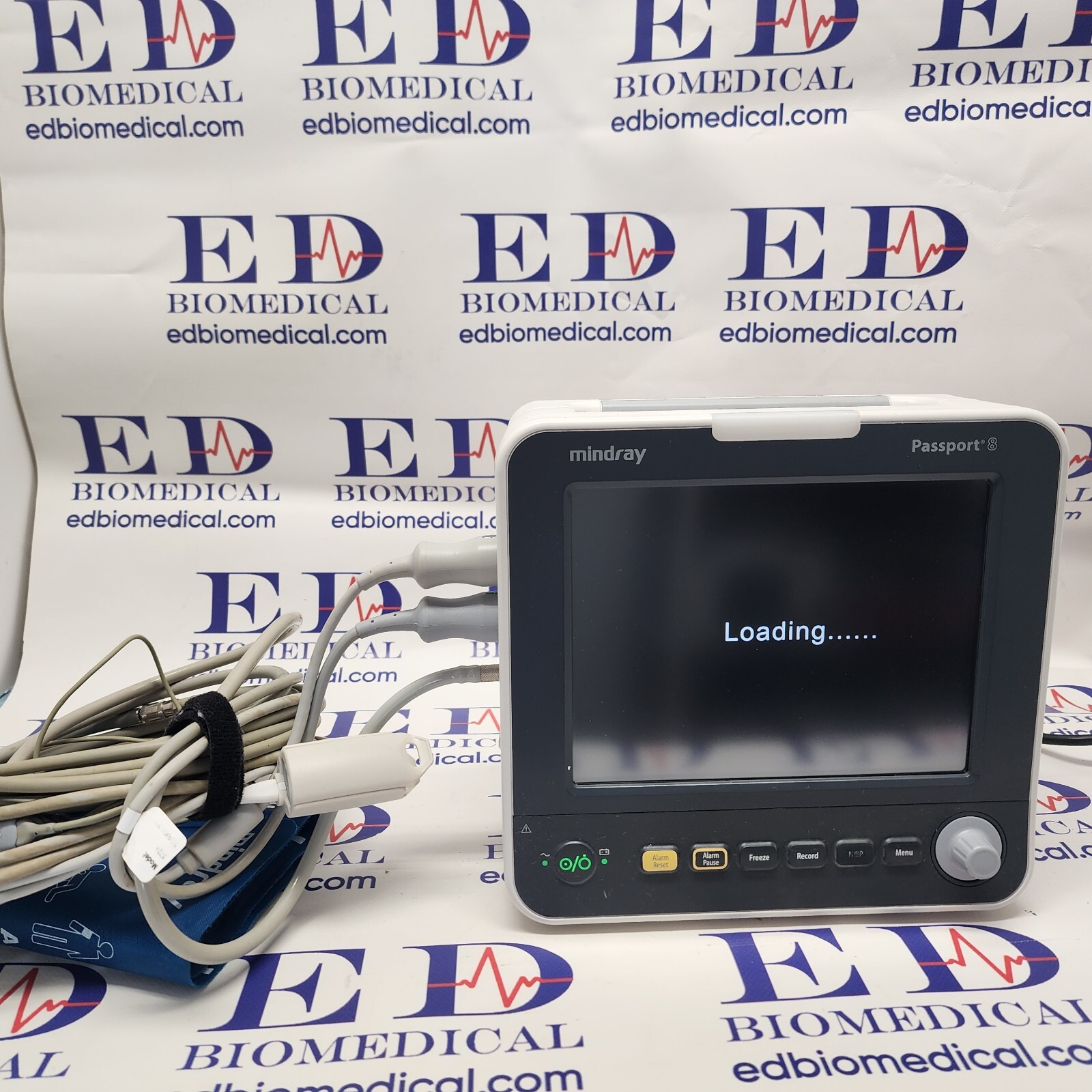 Mindray Passport 8 NIBP SPO2 Oximax ECG TEMP Biomed Tested