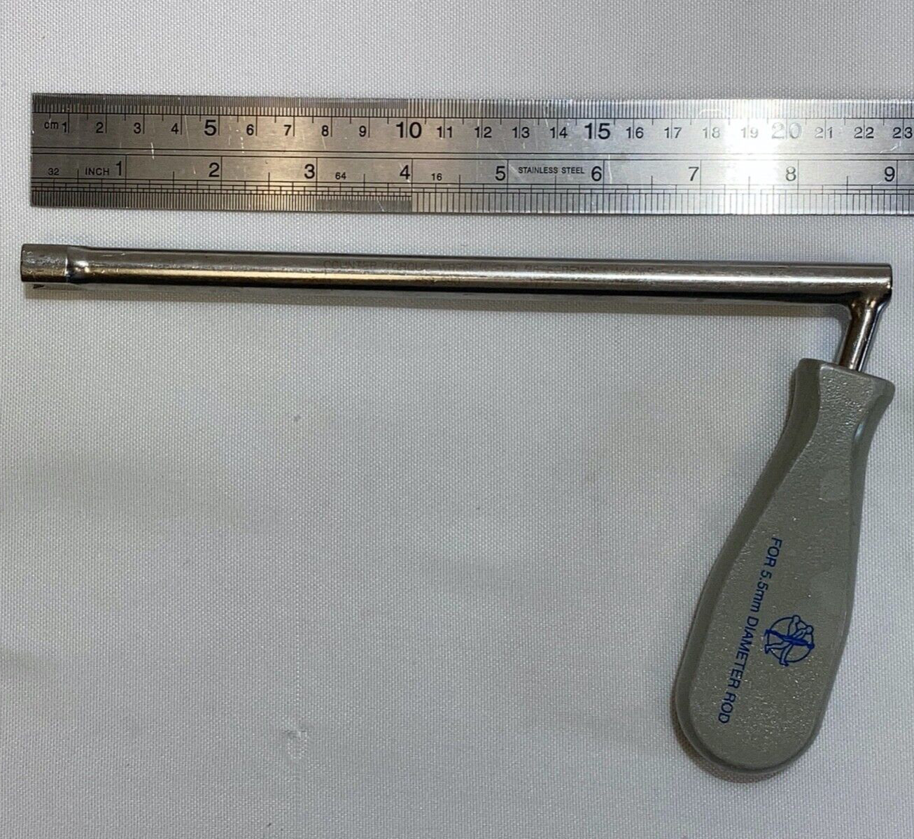 Medtronic 858-990 Counter Torque Wrench for 5.5mm M8 Hardware Orthopedic Spine