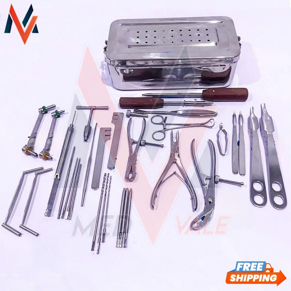 Small Fragment Instruments Orthopedic Surgical Instruments Set 30 Pcs