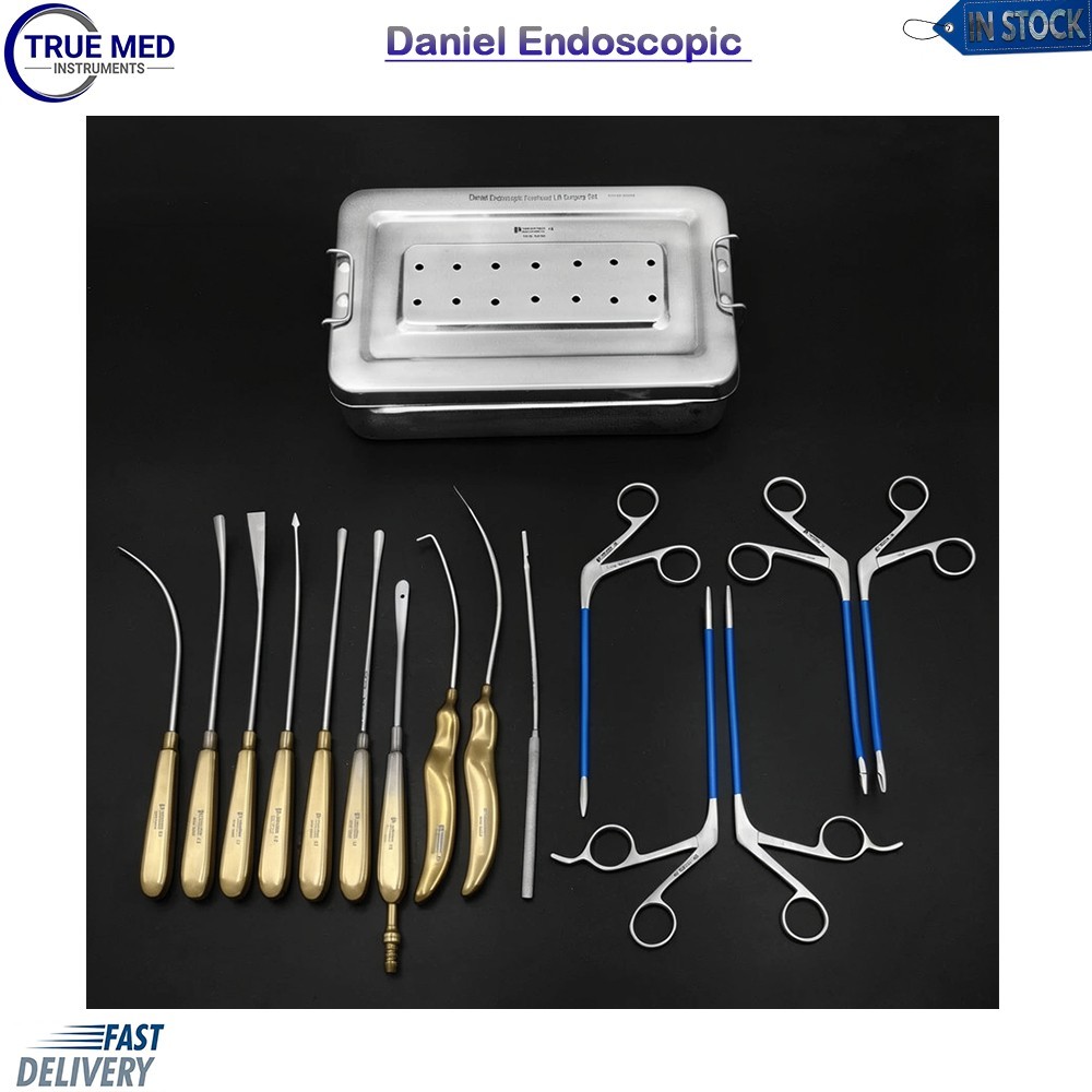 Daniel Endoscopic Forehead Facelift Dissector Set Plastic Surgery Instruments