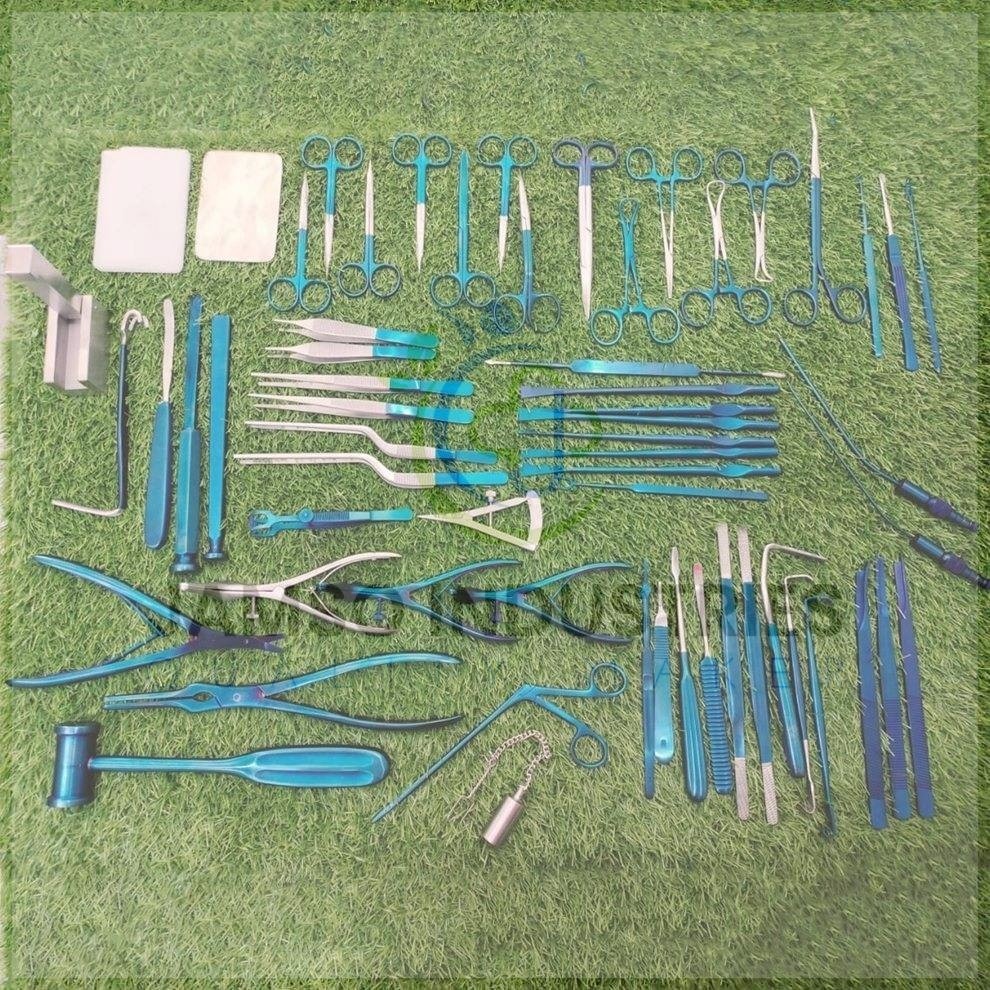 New Rhinoplasty Instrument Set Titanium Coated Nose Surgery Surgical Kit