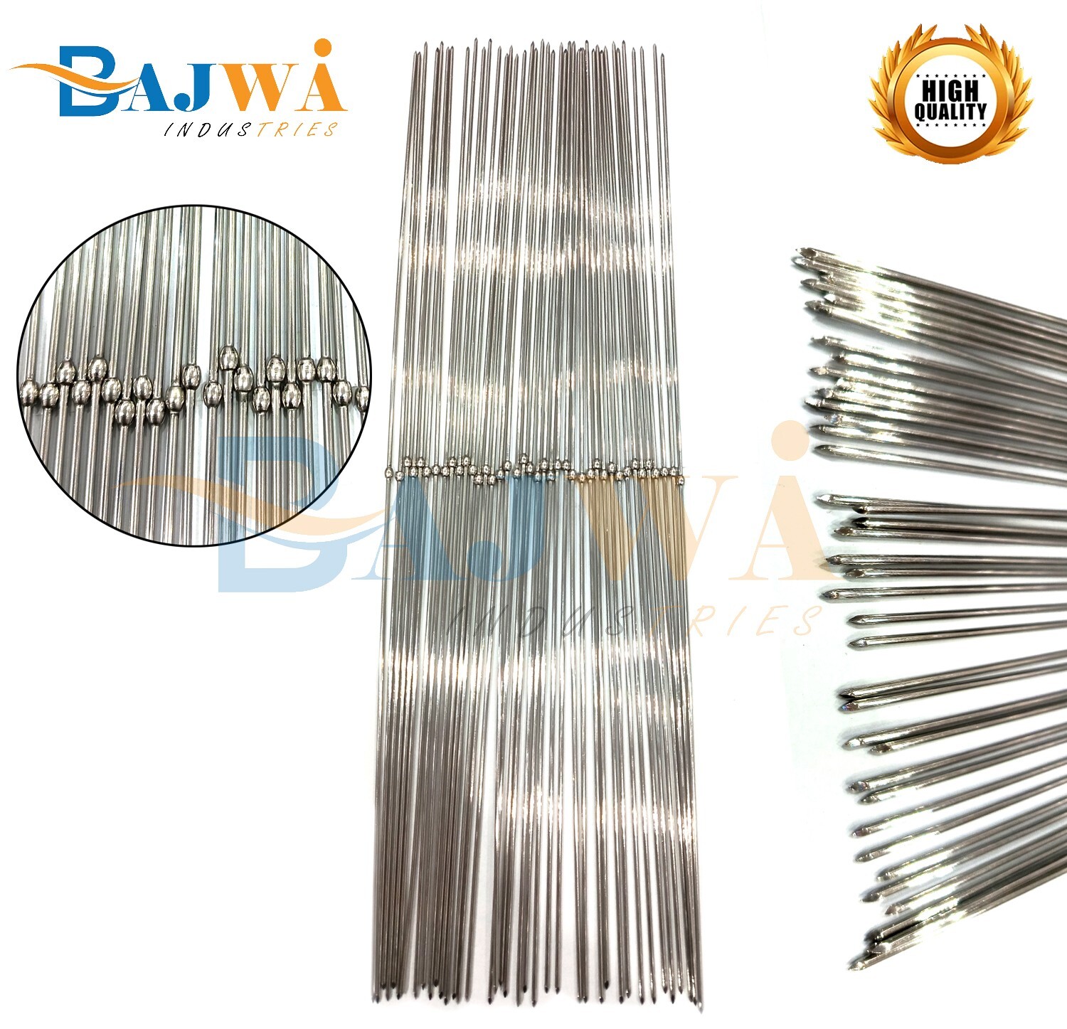 K-Wires Kirschner Wires Orthopedic Surgical Bone Pins Steinmann Pins 125 Pcs Set