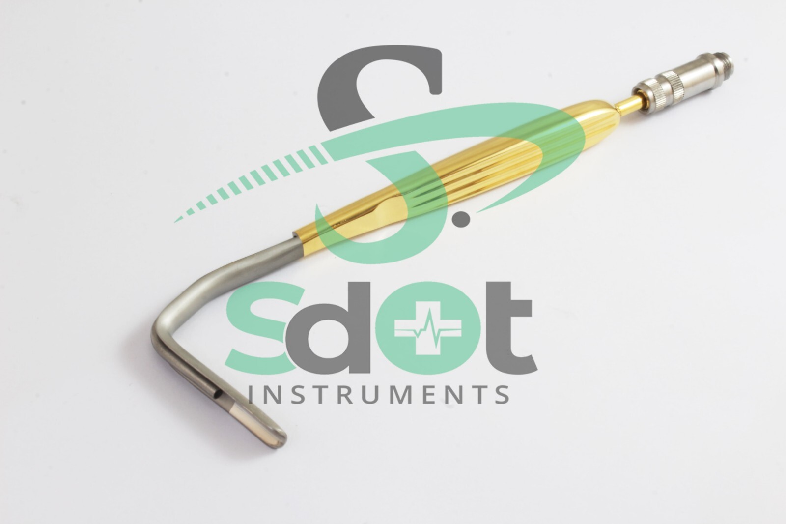Aufricht Nasal Retractor with Fiberoptic Light 7mm Blade 16cm By SdOt Instrument