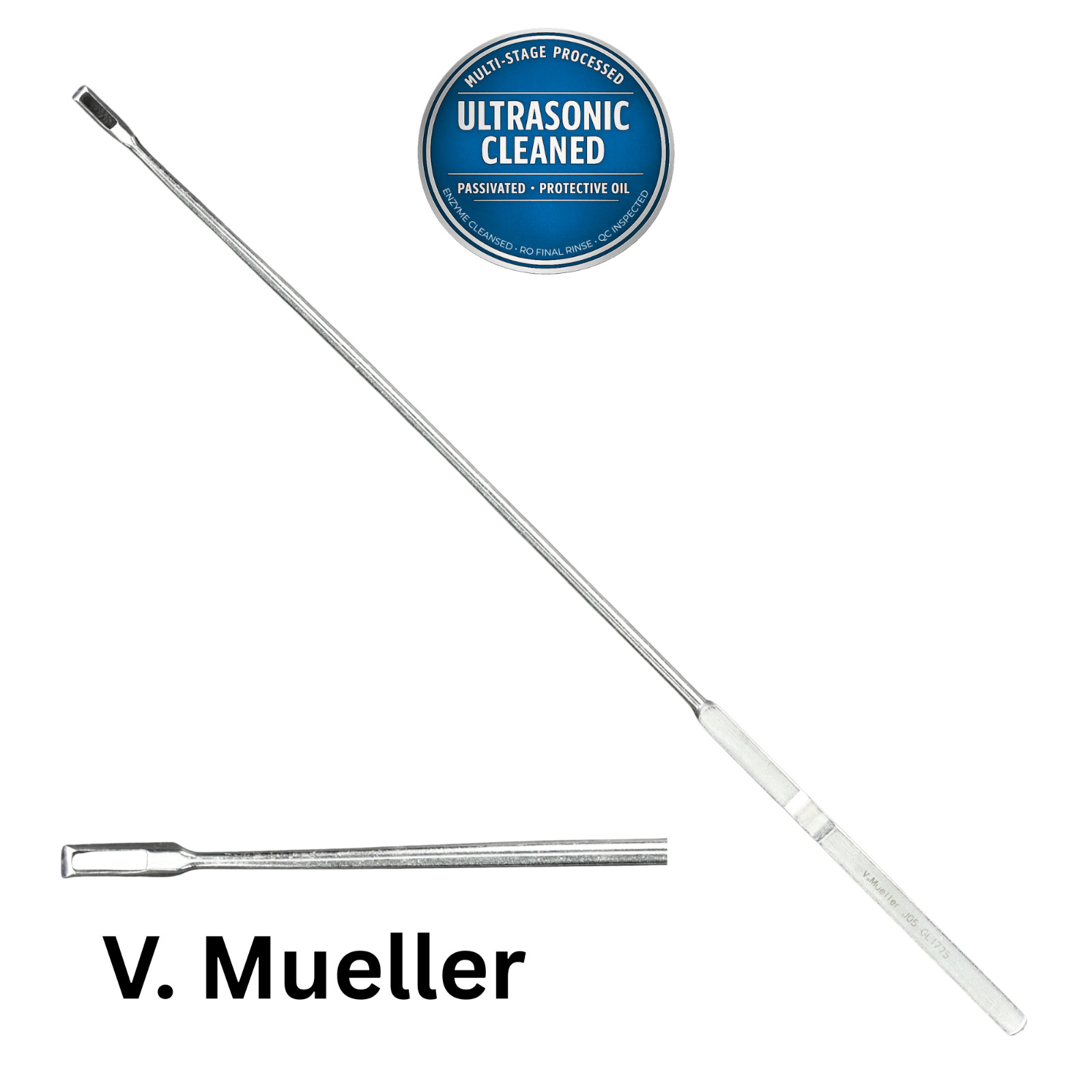 V Mueller GL1775 Kevorkian-Younge Endocervical Biopsy Curette, 12″