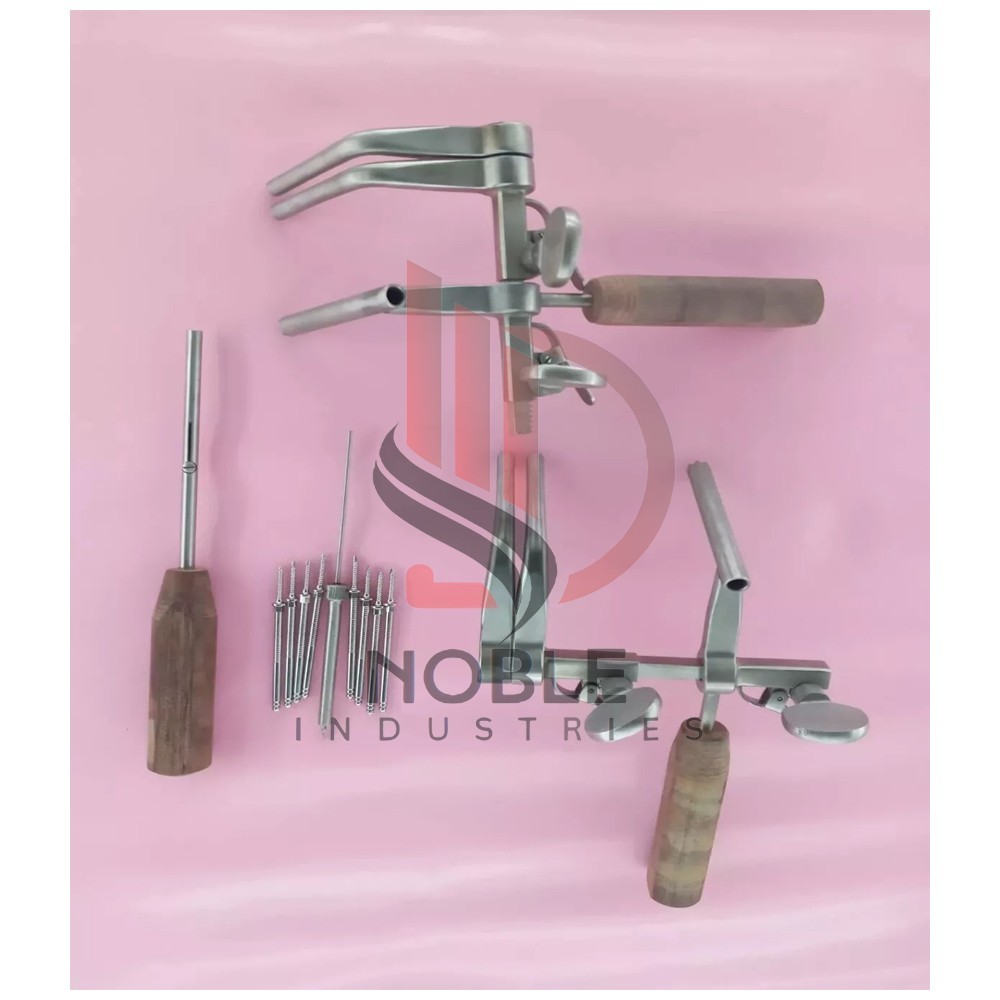 Caspar Cervical Distractor With Screws Driver Set Neurosurgical Orthopedic 12PCS