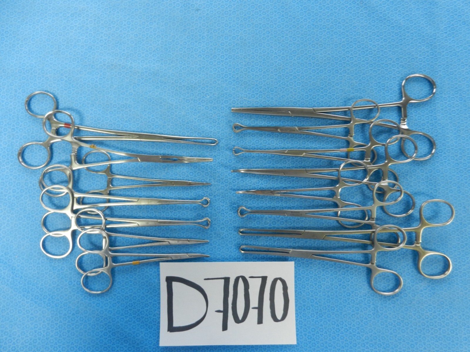 D7070 Jarit Pilling Weck V. Mueller Surgical Forceps Lot of 15 12-20cm