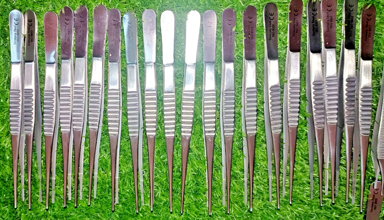 Debakey Forceps 16CM Atraumatic Vascular Tissue Procedure Tweezers Set Of 10 PCS