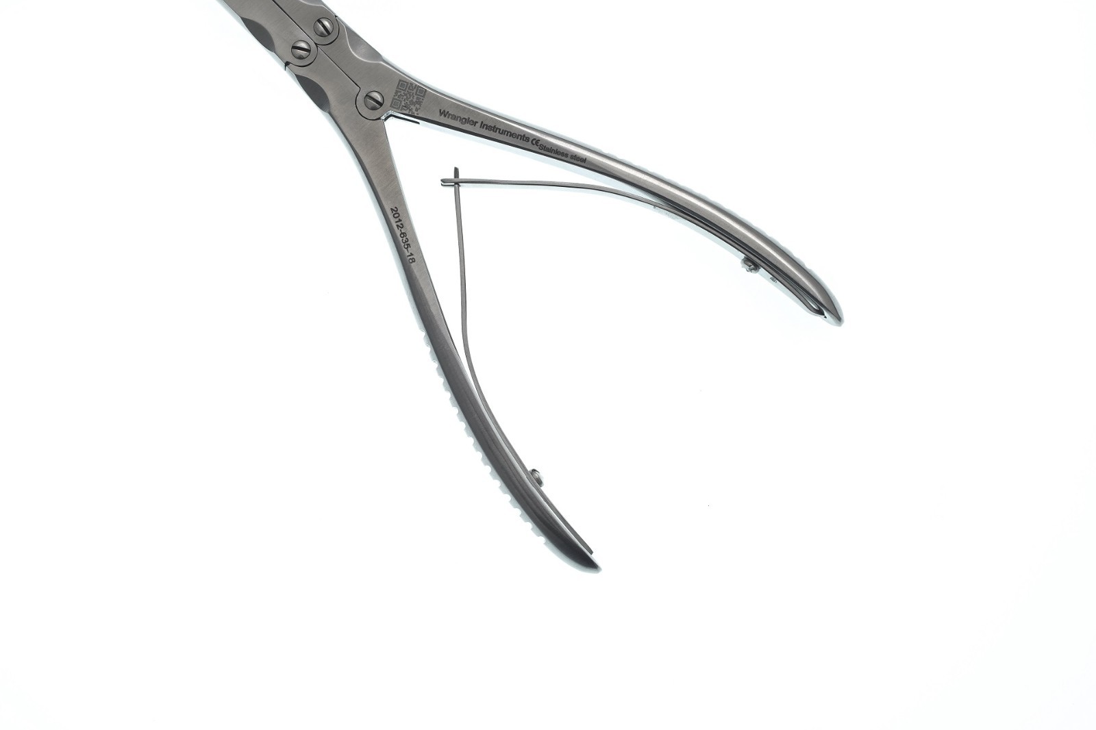 Beyer Rongeur Triple-Forged 7 1/4 inch Double action, Slightly Curved Jaws 3.5mm
