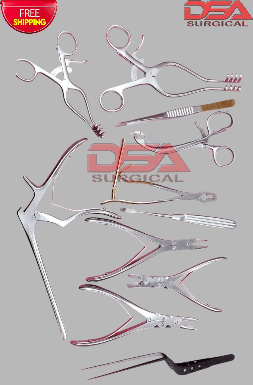 Basic Orthopedic Spine Surgery instruments Set Of 10 Pcs