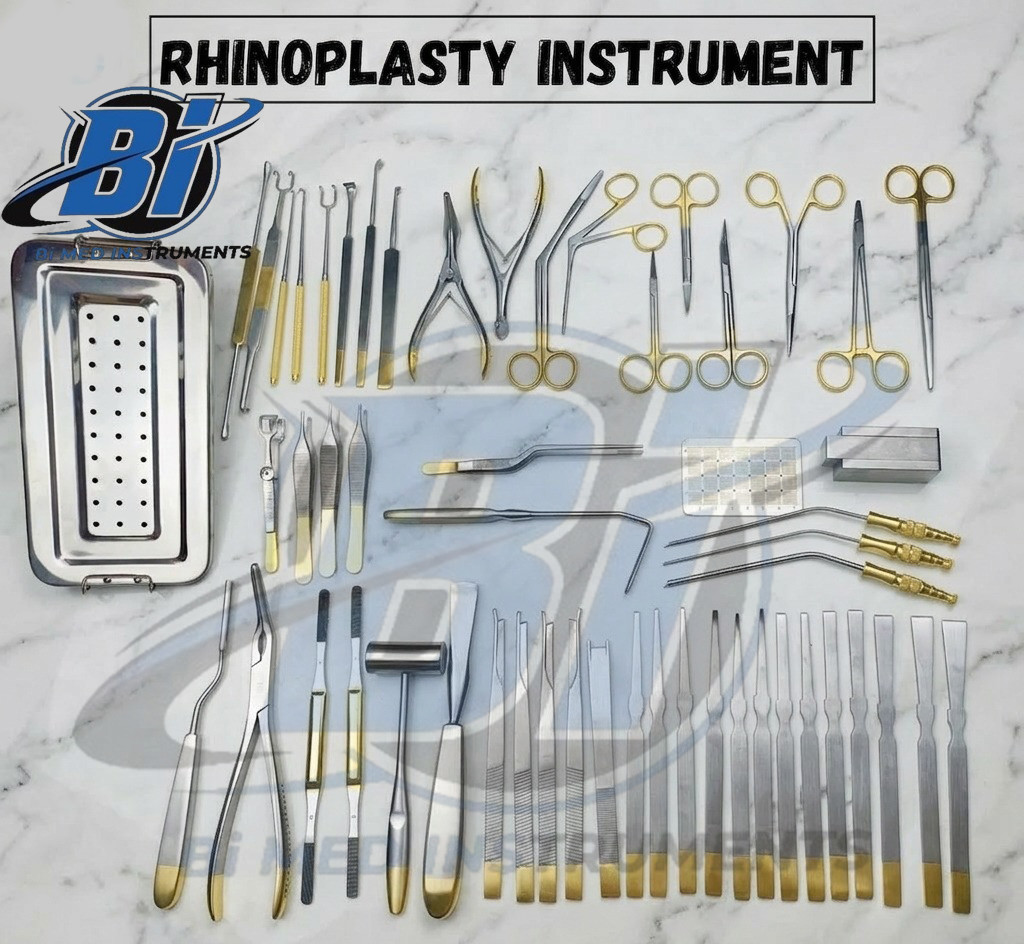 Rhinoplasty Instrument Set of 53 Pcs – Nose Surgery, Plastic Surgery Instruments
