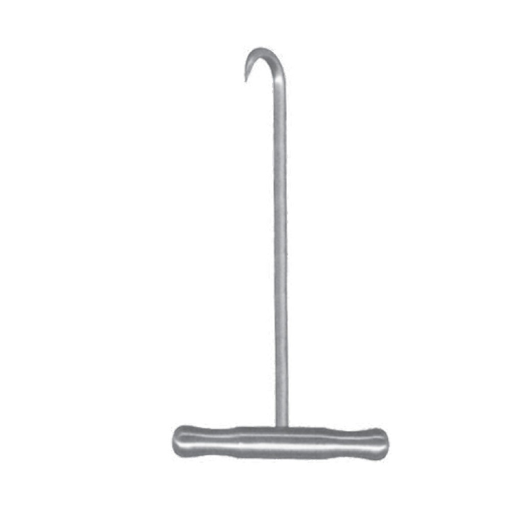 Set of 3 Bone Hooks, 7.5″, Sharp, 3/4″ (20mm) Deep, T-Handle, Premium