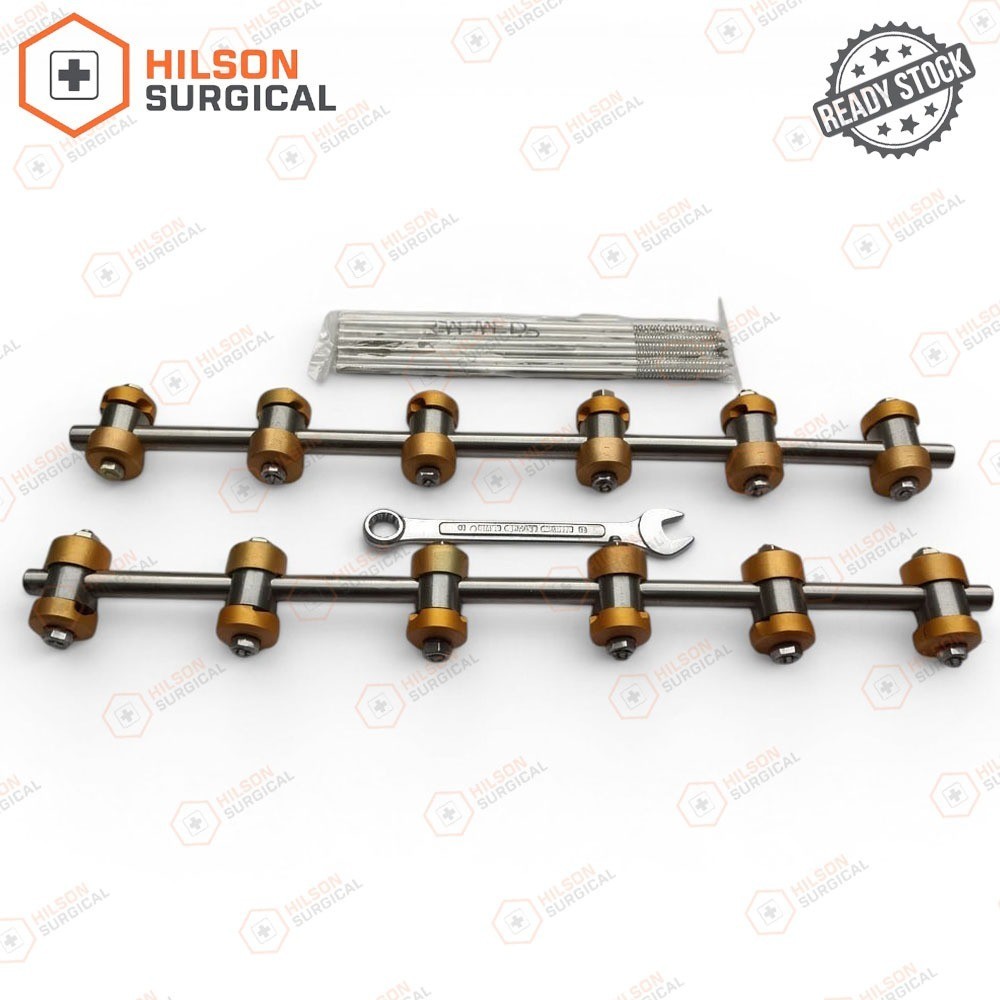 External Fixator 5mm A.O Set of 9 Pcs Orthopedic Instruments