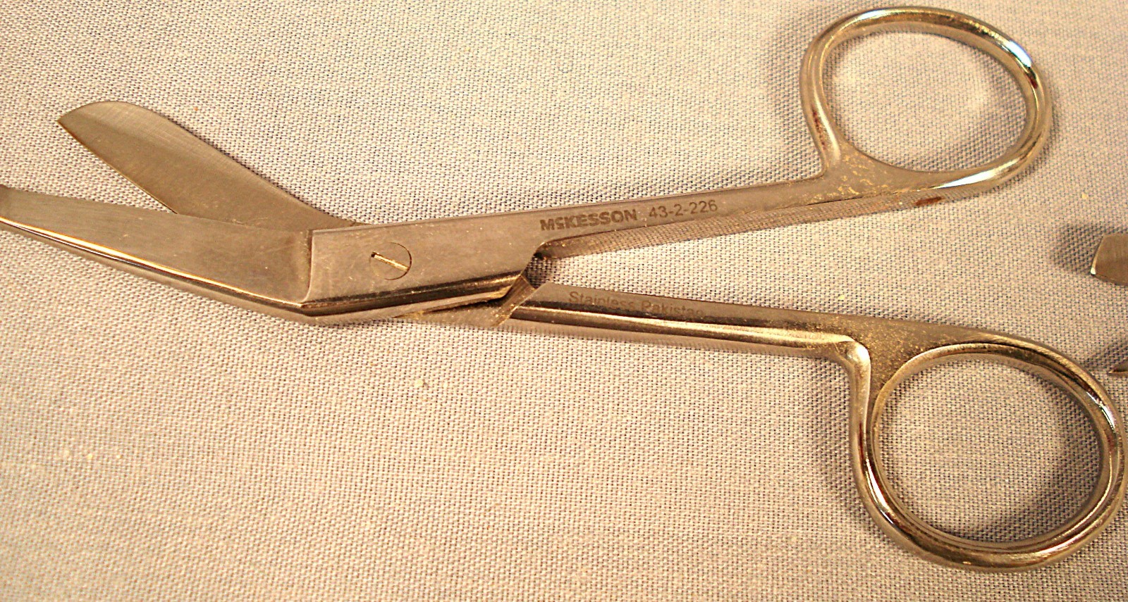 Seven Medical Tools; Tweezers, Scissors, etc.