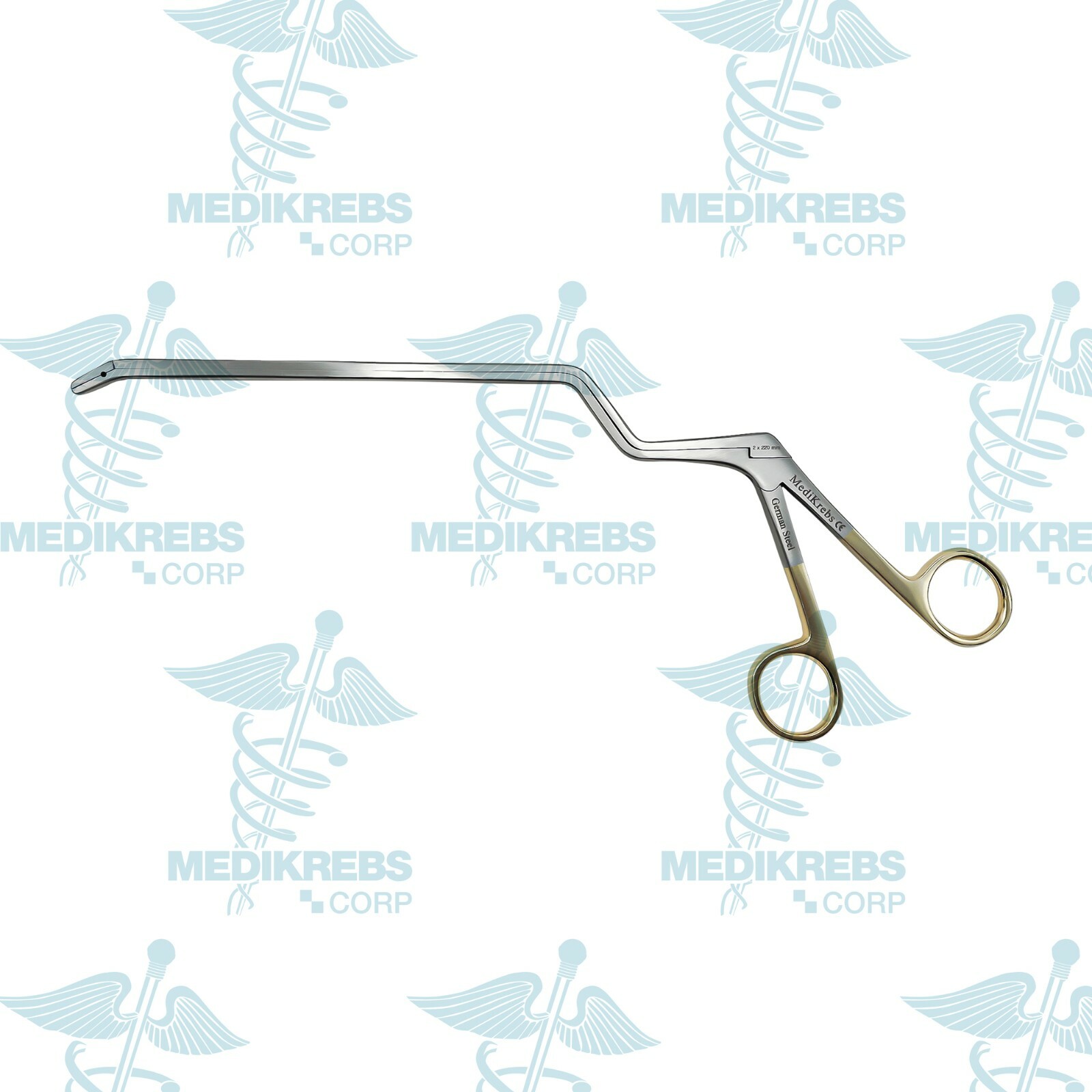 Cushing Disc Rongeur Bayonet DOWN 2 mm x 22 CM Surgical Instruments